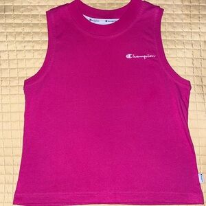 Champion tank. Crewneck hot pink size M.